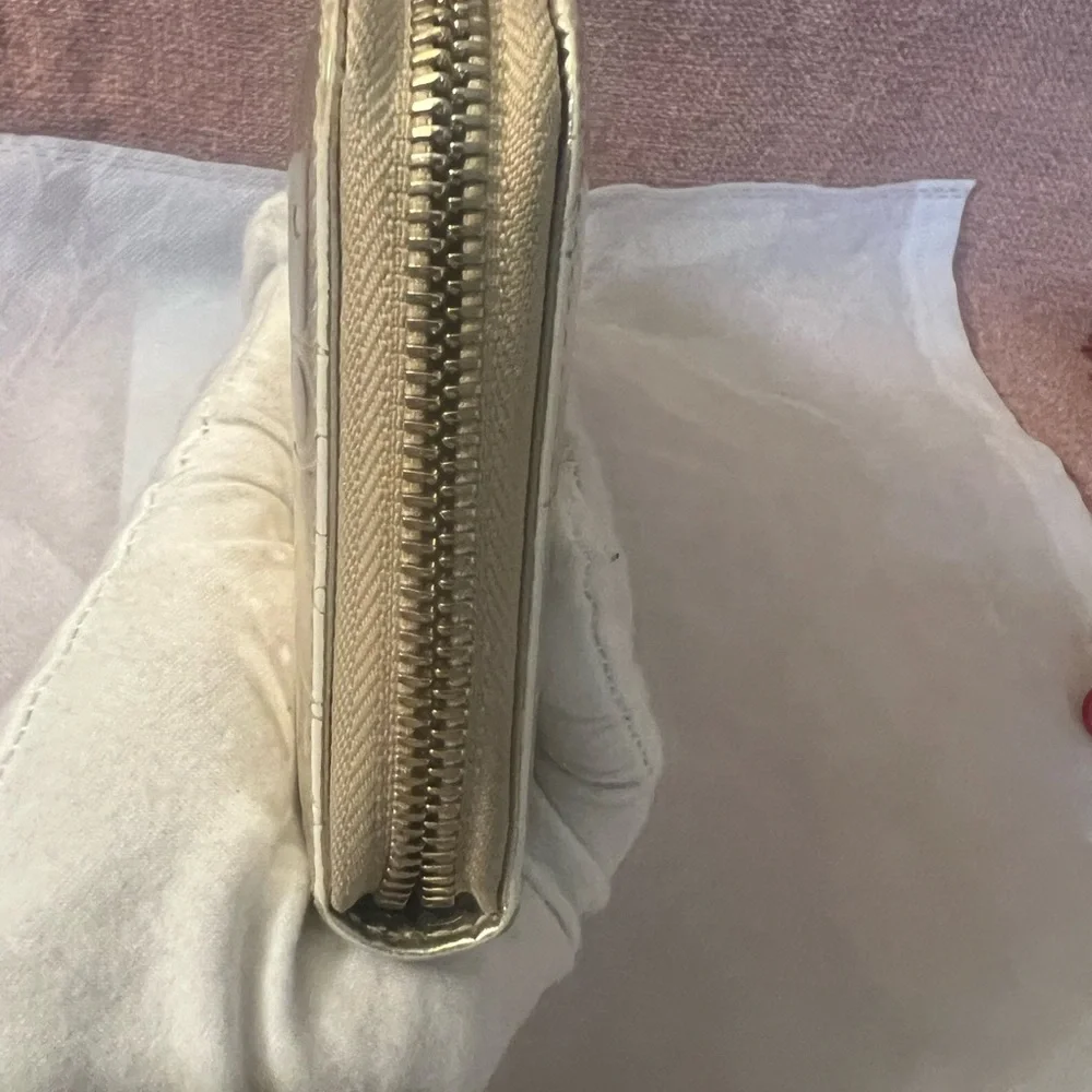 Dior Metallic Gold Women's Wallet